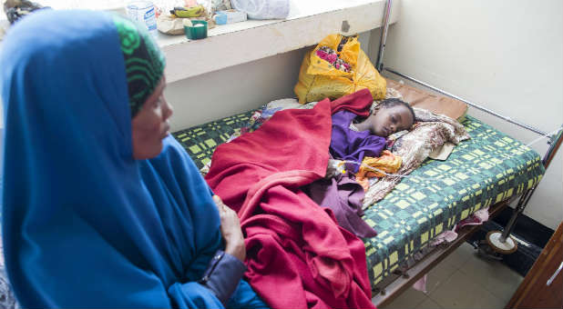 A child with SB recovers after surgery.