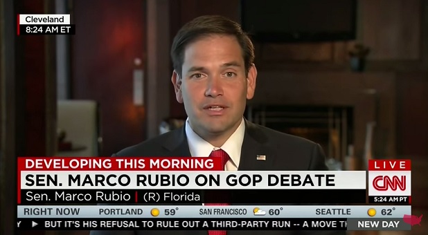 Watch Marco Rubio School a Biased Anchor About the Sanctity of Life