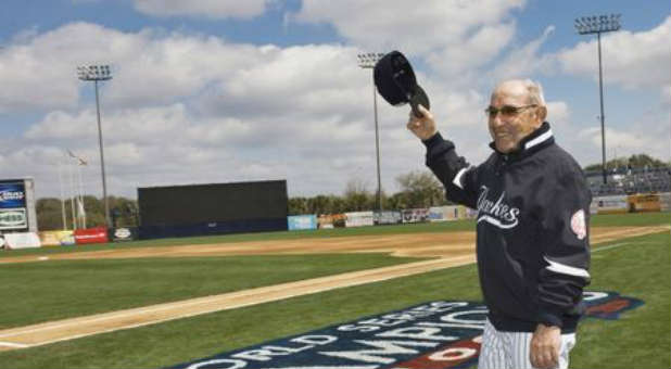 The 90-year-old Yogi Berra coined