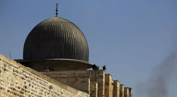 The Al-Asqa mosque.