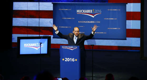 Mike Huckabee topped the Christian Voter's Guide for President.