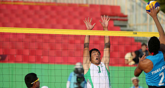 Men's beach volleyball