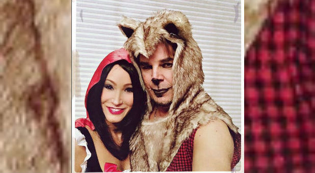 Paula White and Jonathan Cain on Halloween.