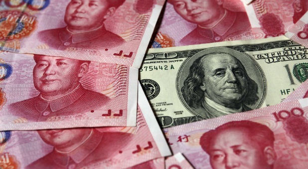 The Chinese yen and the American dollar