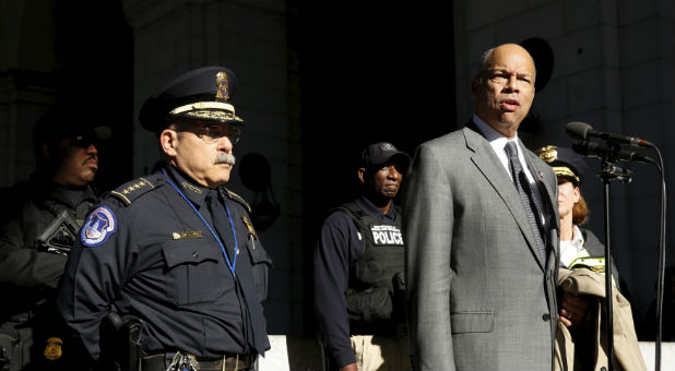 Secretary of Homeland Security Jeh Johnson.