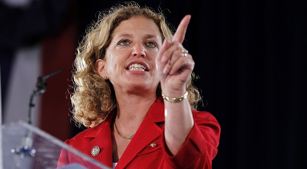 Debbie Wasserman Schultz Angry, Pointing