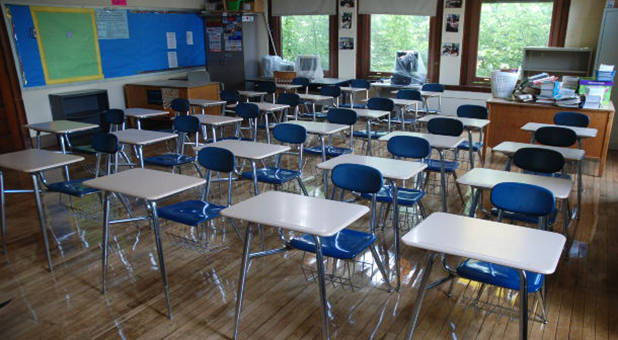 Public Domain Art of Empty Classroom