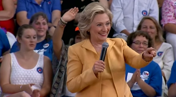 Hillary Clinton at Campaign Event