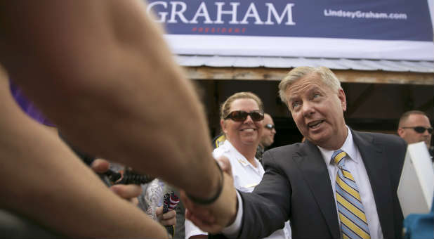 Lindsey Graham campaigning