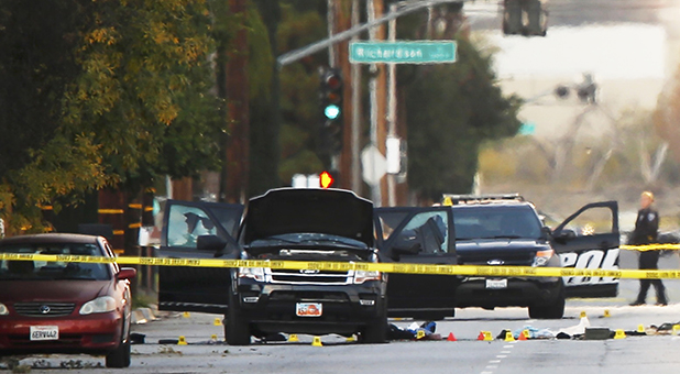 San Bernardino Standoff Scene