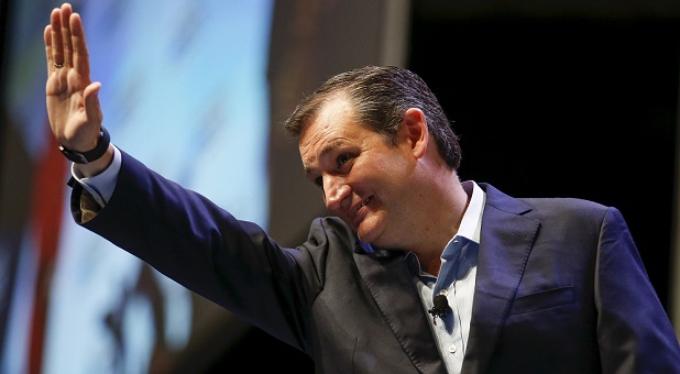 Ted Cruz at Greensville, SC, campaign stop earlier this year.