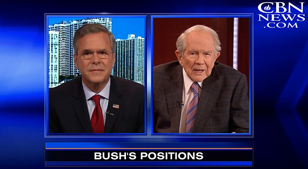 Pat Robertson Finds Out What Jeb Bush Really Thinks About the Campaign