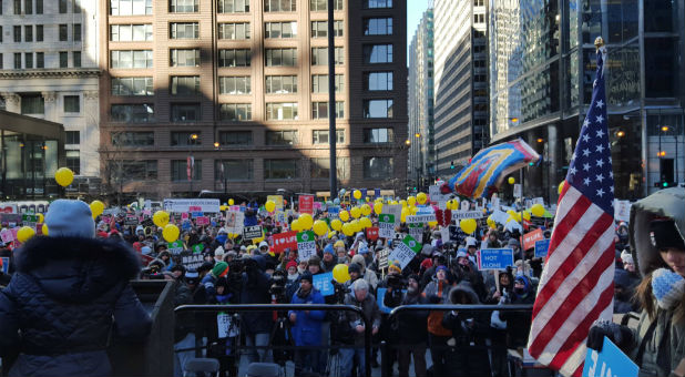 Thousands March Against Murder, Despite Bitter Temperatures