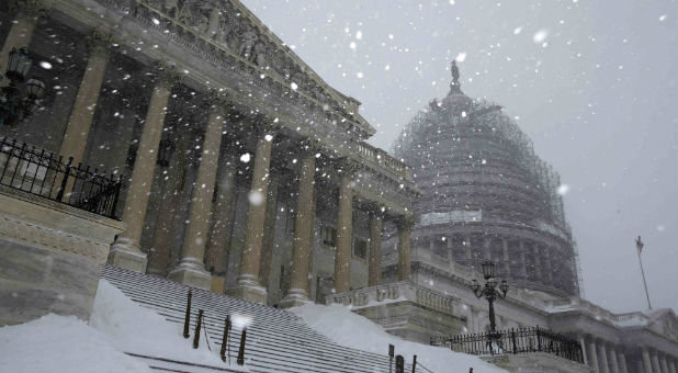 The Capitol after Jonas struck.