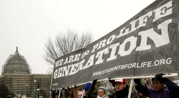 Students for Life participate in the March for Life.