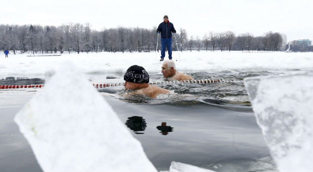 Why Thousands of Christians Are Diving Into Frigid Black Sea