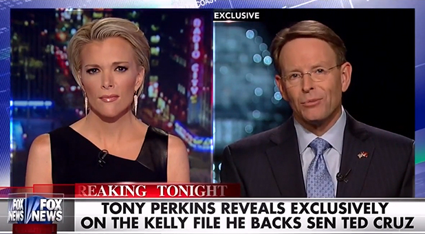 Tony Perkins and Megyn Kelly