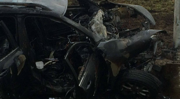 Driver Survives Fiery Car Crash With His Bible