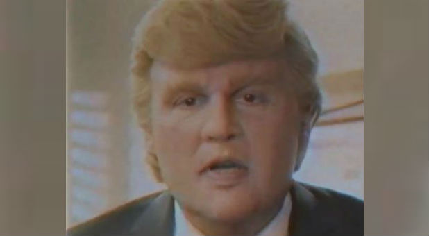 Johnny Depp as Donald Trump