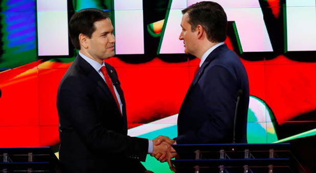 Ted Cruz-Marco Rubio ‘Alliance’ Attacks Donald Trump During Thursday’s CNN Debate