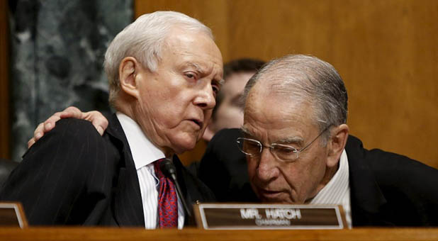 Orrin Hatch and Chuck Grassley