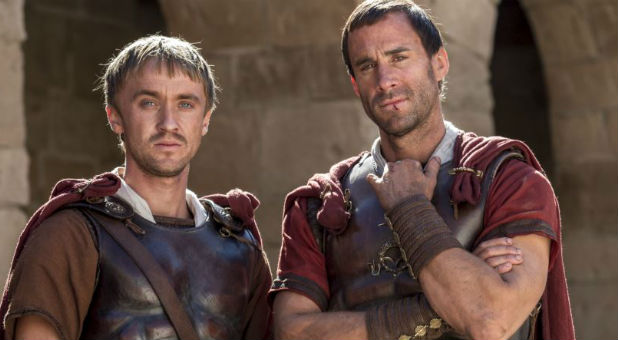 Tom Felton and Joseph Fiennes