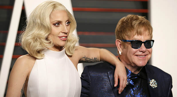 Lady Gaga and Elton John