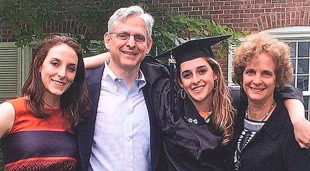 Merrick Garland and his family