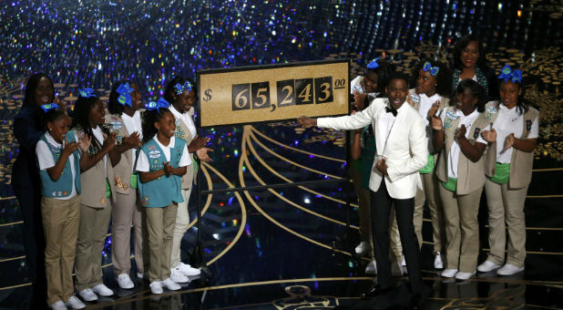 Chris Rock held a Girl Scout fundraiser during the Oscars. Franklin Graham is boycotting the cookies.