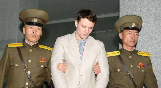 U.S. student Otto Warmbier was sentenced to 15 years of hard labor.