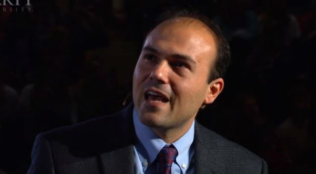 Saeed Abedini speaks at Liberty University.