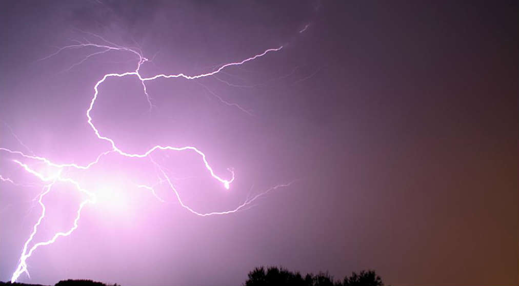 Lightning struck a plane this week, forcing an emergency landing.