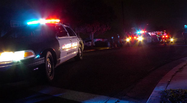 A policeman offered prayer rather than a ticket when he pulled over a speedster.