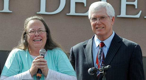 Kim Davis and Mat Staver