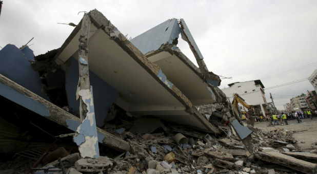 Damage left by Japan's earthquakes.