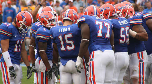 Team huddle