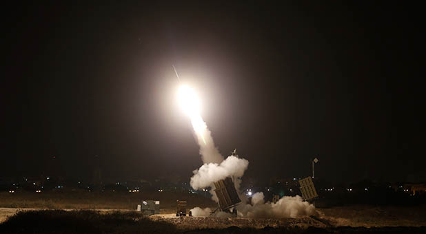 Iron Dome at Night