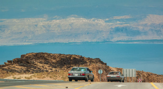 Signs of life have been reported along the shores of the Dead Sea.