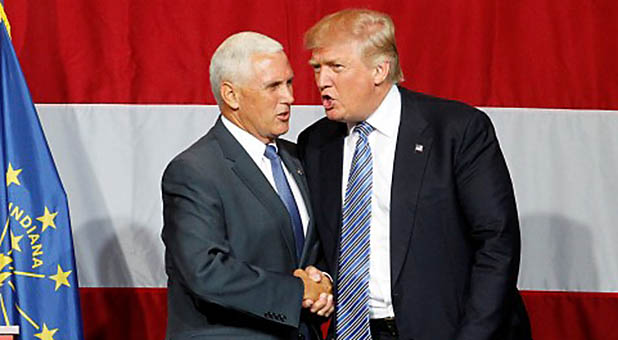 Donald Trump and Mike Pence