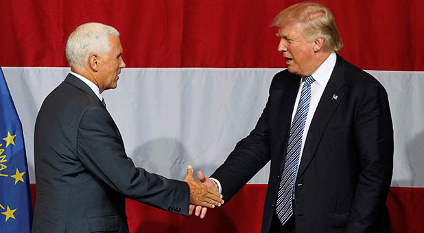 Donald Trump and Mike Pence