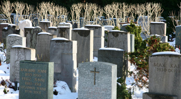 A revival broke out in the church cemetery.