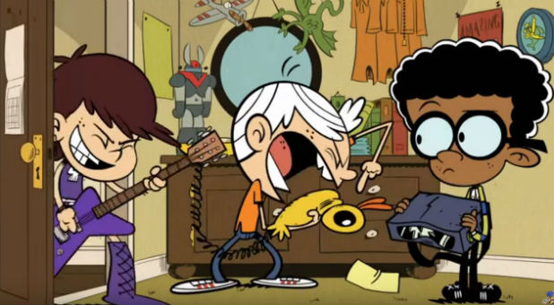 A scene from Nickelodeon's 'Loud House.'