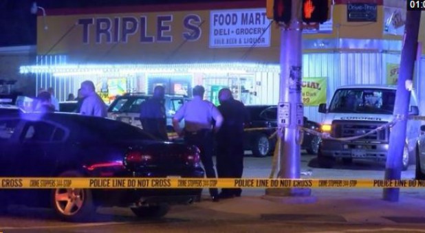 At about 12:30 a.m. on Tuesday, two police officers responded to a disturbance at the convenience store where they encountered Alton Sterling, the Baton Rouge Police Department said.