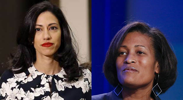 Huma Abedin and Cheryl Mills