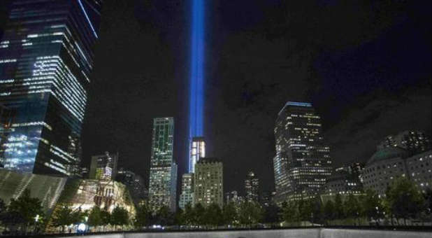 The 9/11 Memorial and Museum near the Tribute in Light in Lower Manhattan