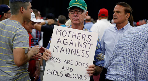 North Carolina Transgender Protester