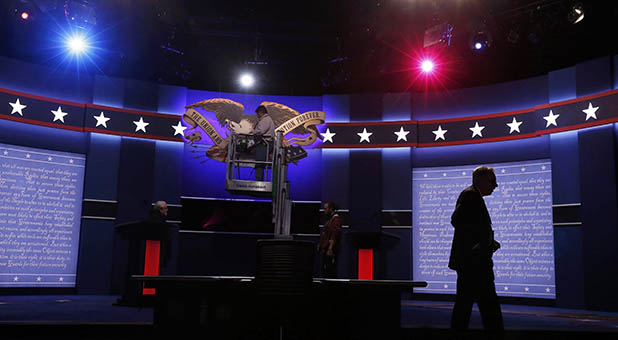 Presidential Debate Stage