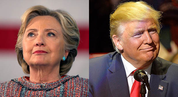 Hillary Clinton and Donald Trump