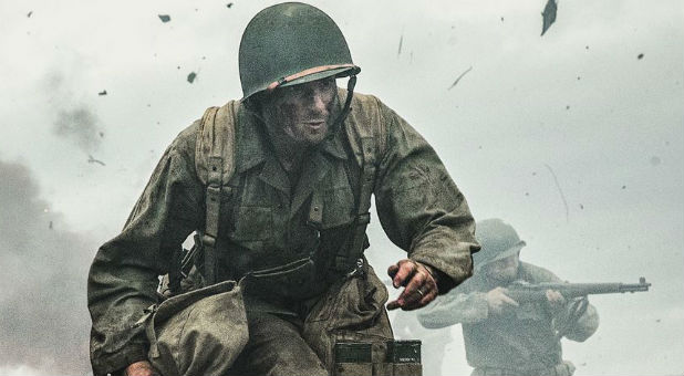 Andrew Garfield as Desmond Doss in 'Hacksaw Ridge.'