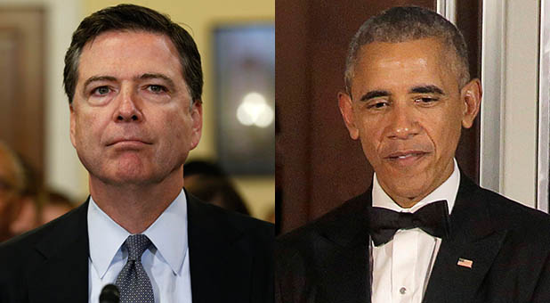 James Comey and President Obama